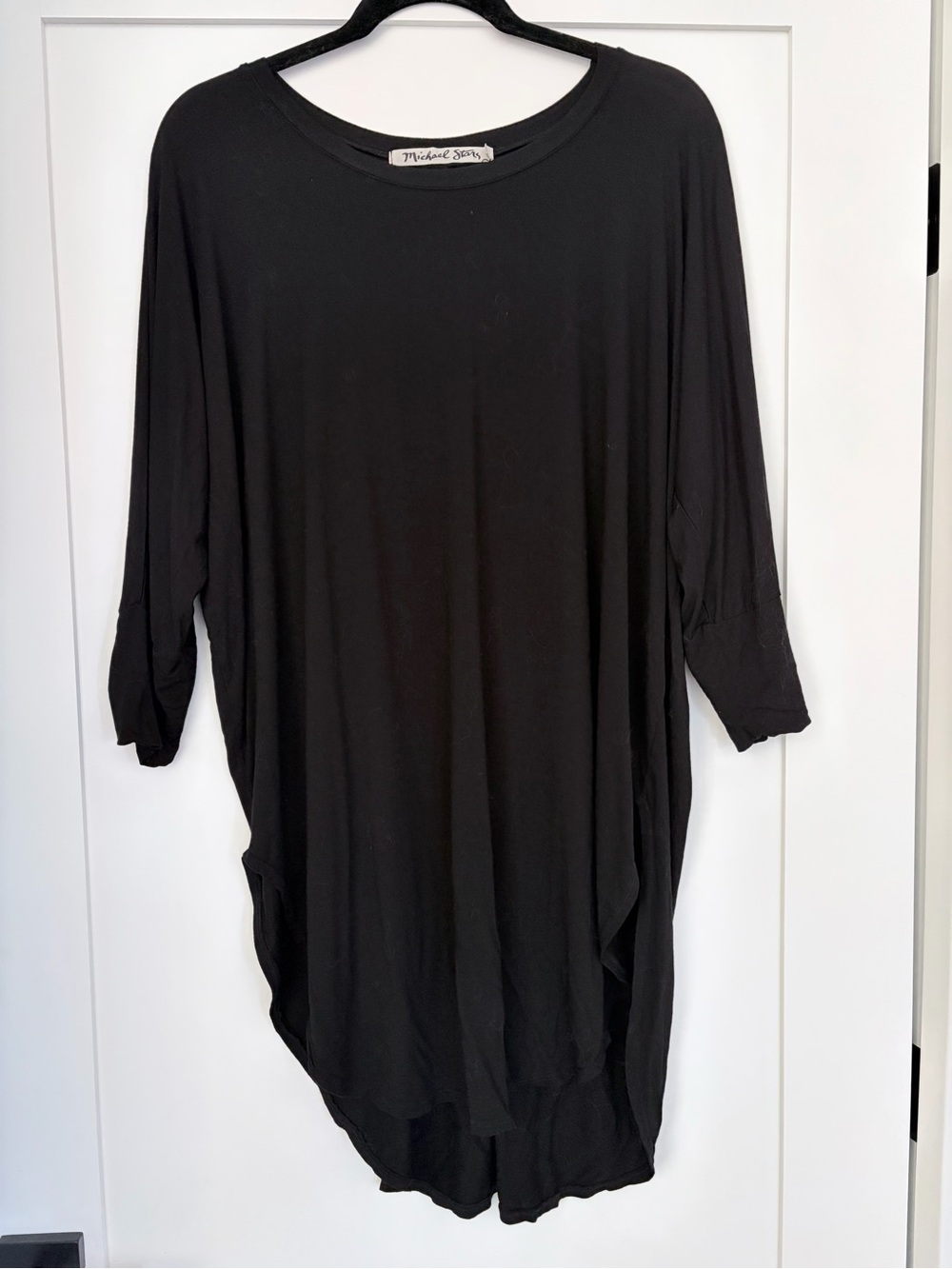 Michael Stars 3/4 sleeve shirttail tunic